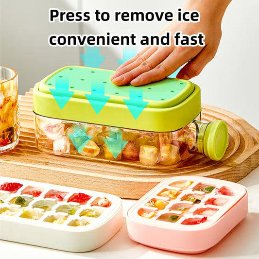 🔥Hot Sale 50%🔥Press-To-Cold Ice Cube Mold&Kettle