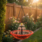 🌞 Solar Hanging Bird Bath Fountain: Cascading, Dual-Tier, No Wiring, for Garden & Patio