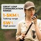📻 Long-Range Walkie Talkie: 128 Channels, LED Light, Up to 5km, Rugged & Portable