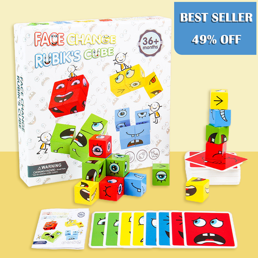 💖Hot Sale 50% OFF🎁5D Puzzle Educational Faces Changing Family Game🧩