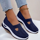👟 Women's Woven Orthopedic Breathable Soft Sole Shoes — Lightweight Slip-On Walking Shoes with Arch Support