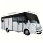 🚐 Caravan Roof Cover: Silver-Coated 210D Oxford, 6.5×3m, Water Runs Off, One-Person Fit