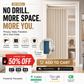 No-Drill Magnetic Accordion Door Curtain