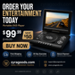 📺 7.8" HD Portable DVD/EVD Player – Large Screen, Rechargeable & Compatible with DVD/CD/USB/SD – Perfect for Home & Travel 🔥 50% OFF