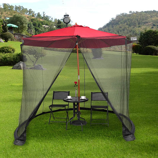 💪Patio Umbrella Mosquito Net💪 Keeps mosquitoes at bay and decorates the yard