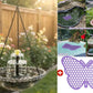 🌞 Solar Hanging Bird Bath Fountain: Cascading, Dual-Tier, No Wiring, for Garden & Patio