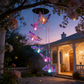 🦋 Solar-Powered Butterfly Wind Chime Lights: 7 Color-Changing LEDs, 600mAh Battery, 6-8H Glow for Garden & Patio