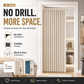 No-Drill Magnetic Accordion Door Curtain