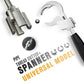 🔧 Universal Bathroom Wrench: 80mm Opening, Anti-Slip, Aluminum Alloy, for Faucet & Pipe