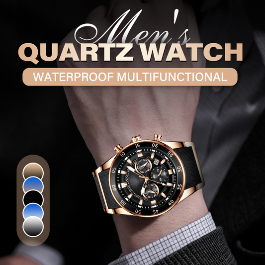 ⌚Men's Waterproof Multifunctional Quartz Watch