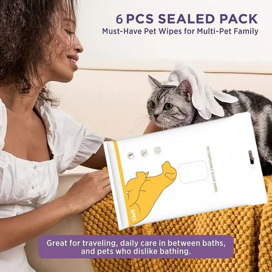 🔥Last Day Promotion 50% OFF - 🏠Deodorizing Pet Glove Wipes