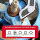 🔧 Self-Locking Pipe Wrench: One-Hand Lock, 7-43mm Grip, Chrome Vanadium Steel