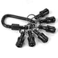 🔩1/4" Hexagonal Screwdriver Bit Holder Key Rings