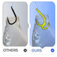 🎣 Classic Sharp Double Fishing Hooks — High-Carbon Steel Double Hooks with Needle Point