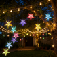 🦋 Solar-Powered Butterfly Wind Chime Lights: 7 Color-Changing LEDs, 600mAh Battery, 6-8H Glow for Garden & Patio