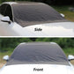 ❄️ Magnetic Car Windshield Cover: All-Season, Waterproof 4-Layer, Snow & Sun Shield, Reflective