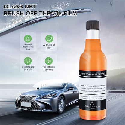 ✨ Glass Polish & Oil Film Remover — Dual-Action Formula Cuts, Polishes & Protects