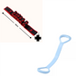 🧘 8-Segment Adjustable Resistance Band: Yoga & Stretching, Durable, Portable, 90cm