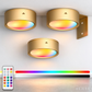 💡 Remote LED Wall Light: 100 Lumens, 13 Colors, Peel & Stick, No Wiring, Warm Glow