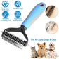 🐕 Last Day Special Price !  🏆 Professional Deshedding Tool For Dogs And Cats – Gentle On Skin, Efficient Grooming & Comfortable Grip Design ✂️