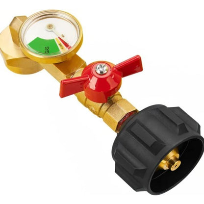 🔥 Early Christmas sale 50% off🌟🎄Top-Rated Propane Refill Elbow Adapter with Tank Gauge