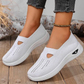 👟 Women's Woven Orthopedic Breathable Soft Sole Shoes — Lightweight Slip-On Walking Shoes with Arch Support