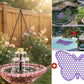 🌞 Solar Hanging Bird Bath Fountain: Cascading, Dual-Tier, No Wiring, for Garden & Patio