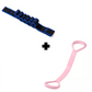 🧘 8-Segment Adjustable Resistance Band: Yoga & Stretching, Durable, Portable, 90cm