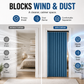 No-Drill Magnetic Accordion Door Curtain