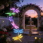 🦋 Solar-Powered Butterfly Wind Chime Lights: 7 Color-Changing LEDs, 600mAh Battery, 6-8H Glow for Garden & Patio