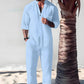🎉BIG SALE-52% OFF🎉Men's Trendy Cotton Linen Top & Pants Two-Piece Set FREE SHIPPING