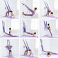 🧘 Yoga Stretching Band: 1.5m Soft Fabric, Adjustable Loops, Door Anchor, for Flexibility