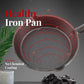 📢📢50% OFF & In Stock⏰ 🍳 Mini Nonstick Iron Pan 3.9"/10cm – Healthy Cast Iron, Uniform Heat & Wooden Handle ✨
