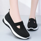 👟 Women's Woven Orthopedic Breathable Soft Sole Shoes — Lightweight Slip-On Walking Shoes with Arch Support