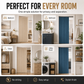 No-Drill Magnetic Accordion Door Curtain