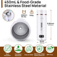 ☕ Portable Electric Kettle: 4-Stage Temp Display, 5-Min Boil, 12H Keep Warm, 500ml, Leak-Proof
