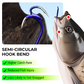 🎣 Classic Sharp Double Fishing Hooks — High-Carbon Steel Double Hooks with Needle Point