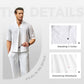 🎉BIG SALE-52% OFF🎉Men's Trendy Cotton Linen Top & Pants Two-Piece Set FREE SHIPPING