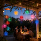 🦋 Solar-Powered Butterfly Wind Chime Lights: 7 Color-Changing LEDs, 600mAh Battery, 6-8H Glow for Garden & Patio