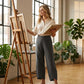 📢Last Day Special Price :￡11.99!!👖✨Vintage Asymmetrical Elastic Waist Pockets Pants – Unique Design, Comfortable Fit & Functional Style🌸