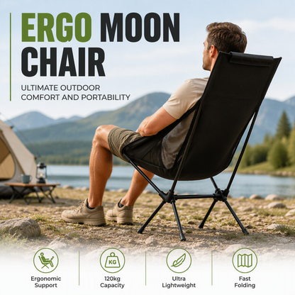 🔥Rock Anywhere Instantly! No-Sag 113kg Foldable Camping Chair