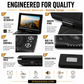📺 7.8" HD Portable DVD/EVD Player – Large Screen, Rechargeable & Compatible with DVD/CD/USB/SD – Perfect for Home & Travel 🔥 50% OFF