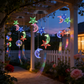 🦋 Solar-Powered Butterfly Wind Chime Lights: 7 Color-Changing LEDs, 600mAh Battery, 6-8H Glow for Garden & Patio