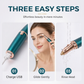 💄 Electric Eyebrow Trimmer: Built-In LED, Lipstick Design, Stainless Steel, Waterproof, Portable