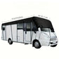 🚐 Caravan Roof Cover: Silver-Coated 210D Oxford, 6.5×3m, Water Runs Off, One-Person Fit