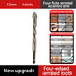 🔥2026 Hot Sale🔥High-Strength 4-Flute Serrated Eccentric Drill Bit Kit - Durable & Versatile for All DIY Projects