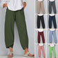 📢Last Day Special Price :￡11.99!!👖✨Vintage Asymmetrical Elastic Waist Pockets Pants – Unique Design, Comfortable Fit & Functional Style🌸