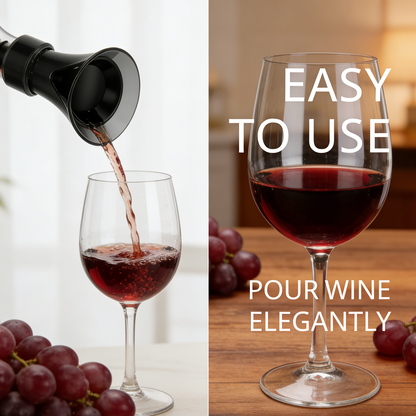 🍷 2-in-1 Wine Saver with Vacuum Pump & Sealer – Preserves Freshness & Aroma