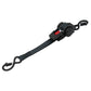 🔧 Auto Retractable Ratchet Tie-Down Strap: Double Hooks, Polyester, 640kg, 1"/2" Options