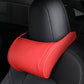 🚗 Ergonomic Memory Foam Car Headrest Pillow – Luxury PU Leather Neck Support Cushion